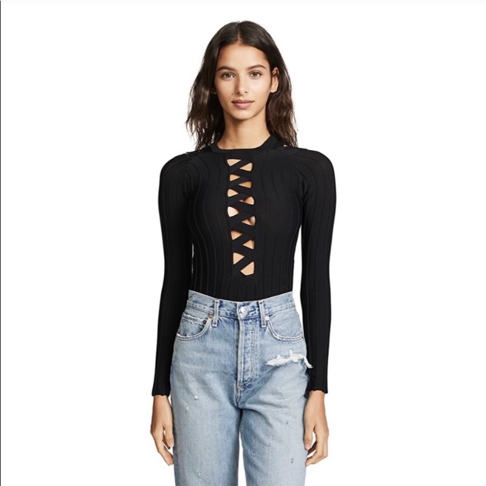 For Love & Lemons Knit Bodysuit